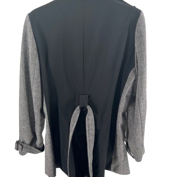 Calvin Klein Women's Herringbone Belted Coat - Picture 6 of 10